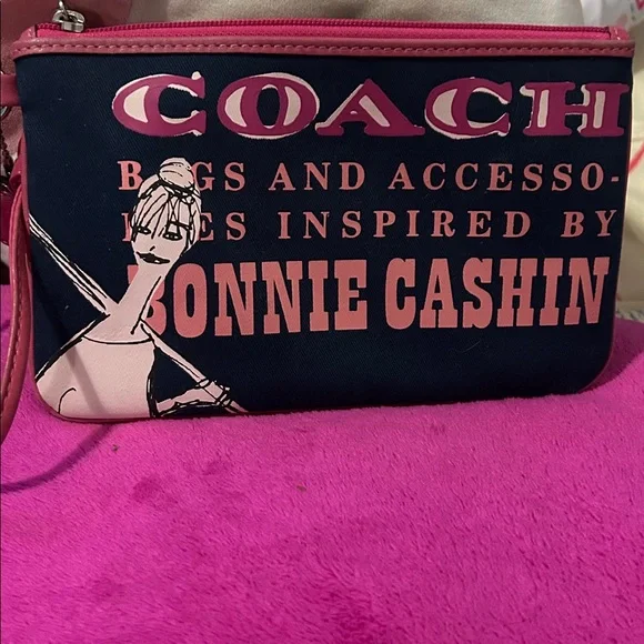 Coach Bonnie cashin GUC wristlet kisslock - Picture 4 of 9
